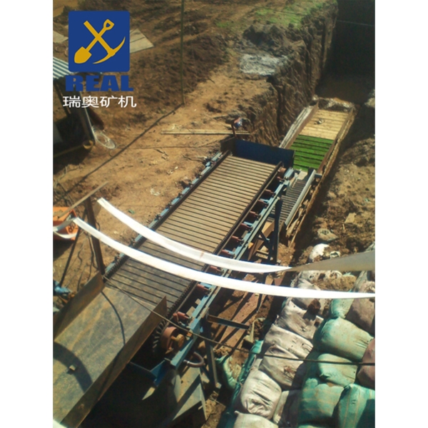 Yunnan, China -- Alluvial gold mine