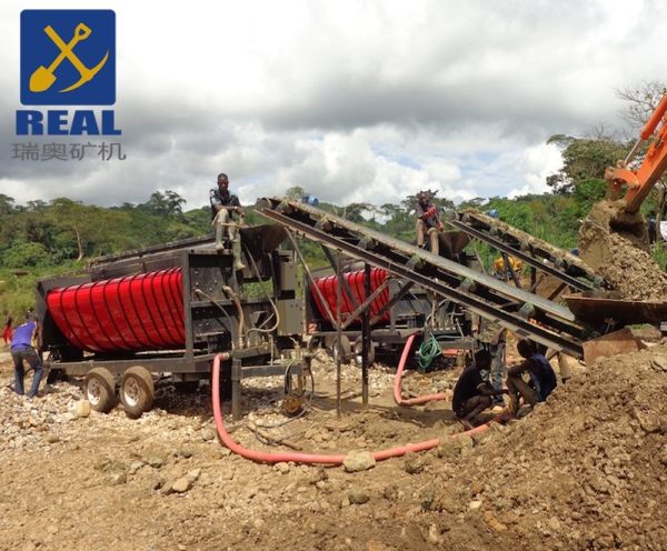 Africa -- Belt type Mobile Gold Machine